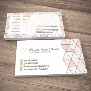 Cartão Agendamento Dentista 0669