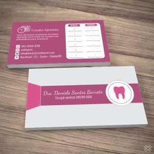 Cartão Agendamento Dentista 0675