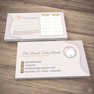 Cartão Agendamento Dentista 0678