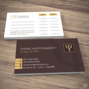 Cartão Agendamento Psicólogo 27102