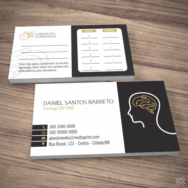 Cartão Agendamento Psicólogo 27104