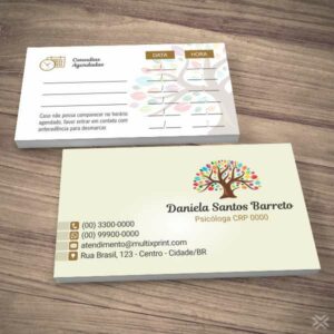 Cartão Agendamento Psicólogo 2768