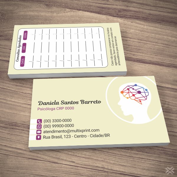 Cartão Agendamento Psicólogo 2774