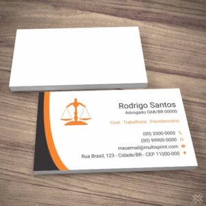 Cartão de Visita Advogado 0105