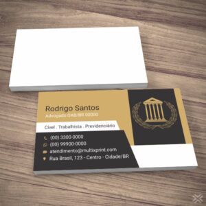 Cartão de Visita Advogado 0114
