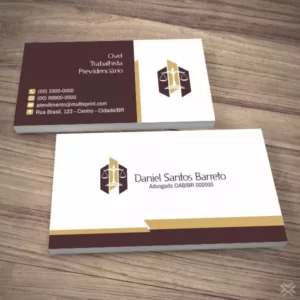 Cartão de Visita Advogado 0115