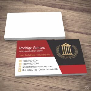 Cartão de Visita Advogado 0122