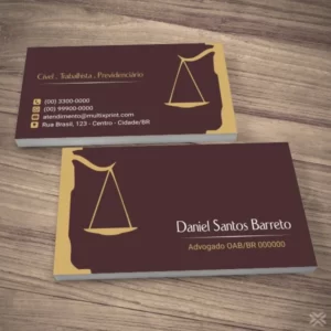 Cartão de Visita Advogado 0135