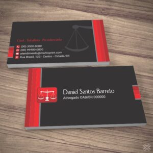 Cartão de Visita Advogado 0138
