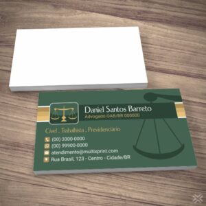 Cartão de Visita Advogado 0140