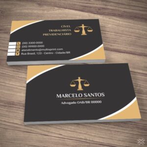 Cartão de Visita Advogado 0153