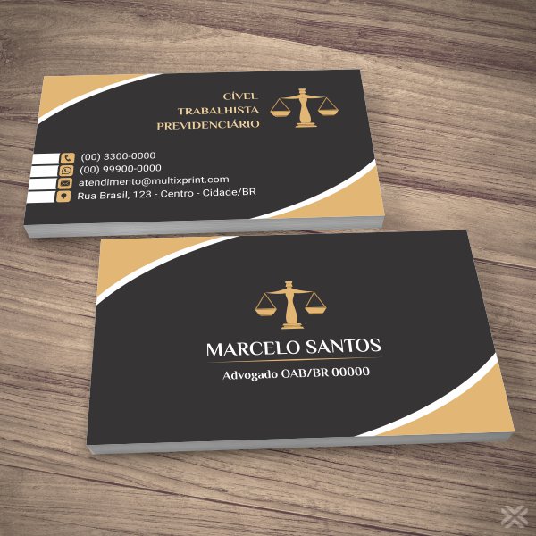 Cartão de Visita Advogado 0153