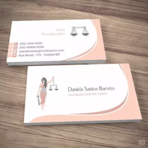 Cartão de Visita Advogado 0156