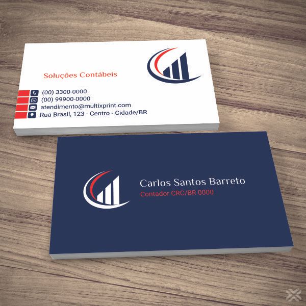 Cartão de Visita Contador 3308