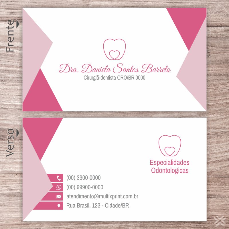 Cartão de Visita Dentista 0604 - Imagem 2