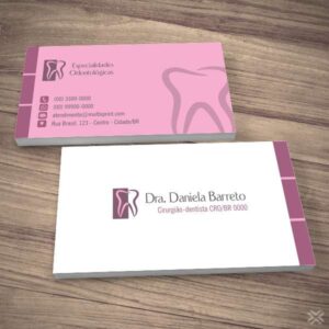Cartão de Visita Dentista 0636