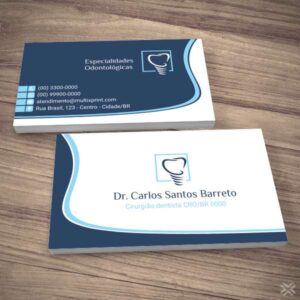 Cartão de Visita Dentista 0662
