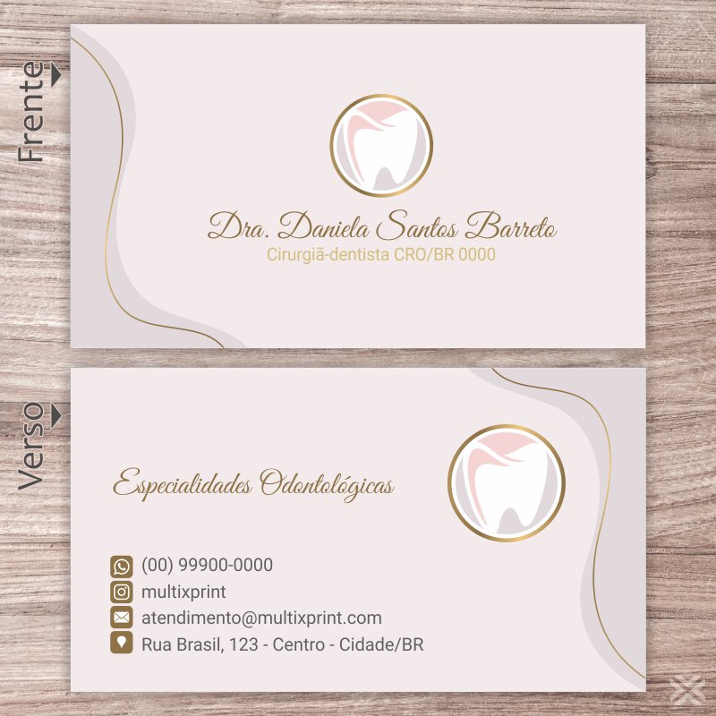 Cartão de Visita Dentista 0678 - Imagem 2