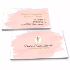 Cartão de Visita Fisioterapeuta 09103