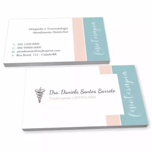 Cartão de Visita Fisioterapeuta 0912