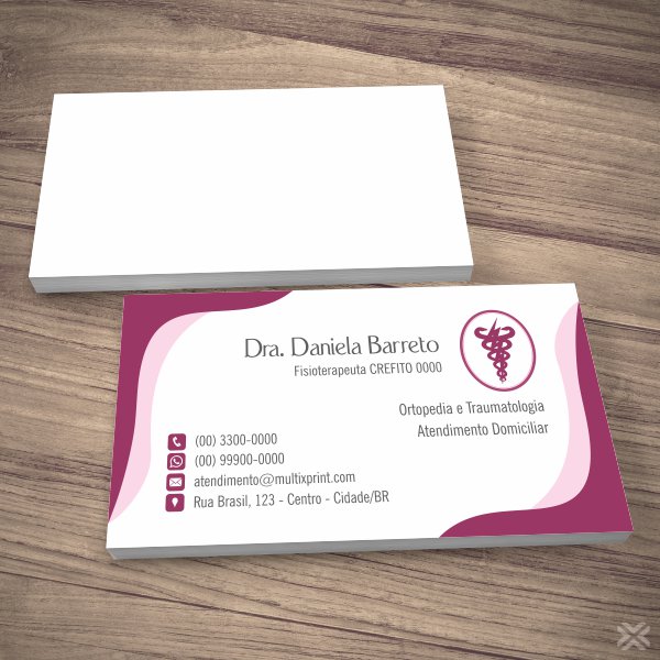 Cartão de Visita Fisioterapeuta 0941