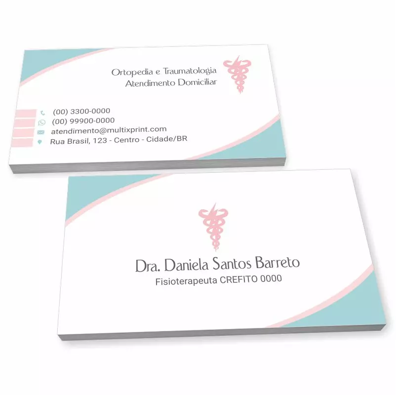 Cartão de Visita Fisioterapeuta 0947