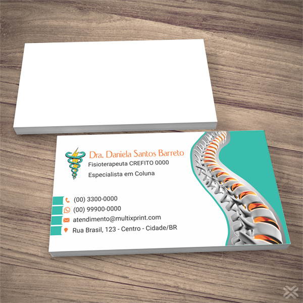 Cartão de Visita Fisioterapeuta 0955