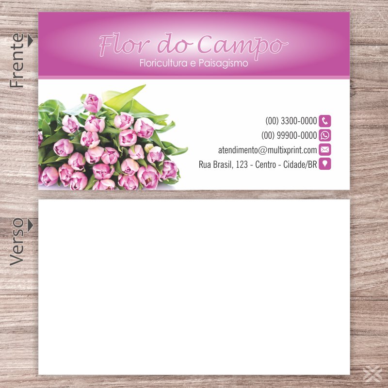 Cartão de Visita Jardinagem 1002 - Imagem 2