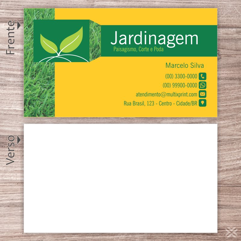 Cartão de Visita Jardinagem 1006 - Imagem 2