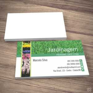 Cartão de Visita Jardinagem 1009