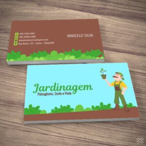 Cartão de Visita Jardinagem 1011