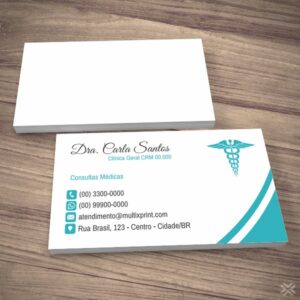 Cartão de Visita Médico 2302