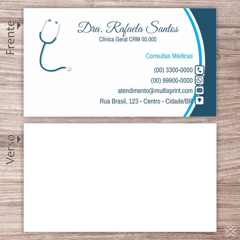 Cartão de Visita Médico 2303 - Imagem 2