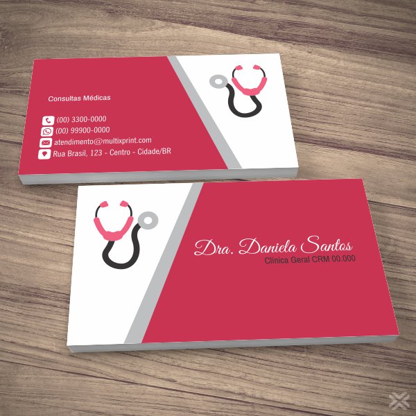 Cartão de Visita Médico 2306