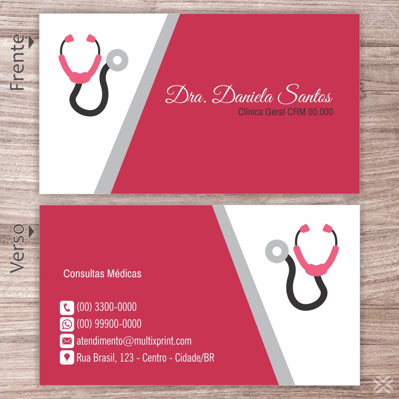 Cartão de Visita Médico 2306 - Imagem 2