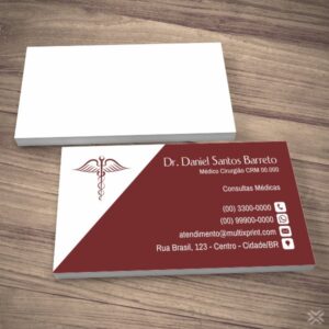 Cartão de Visita Médico 2321