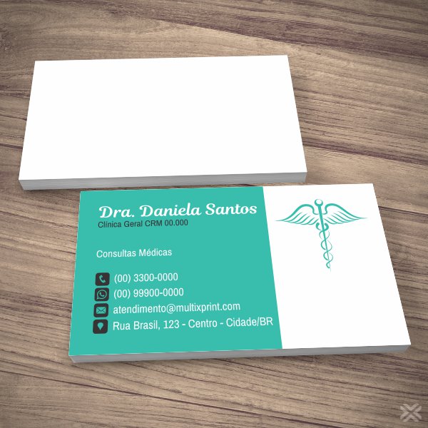 Cartão de Visita Médico 2343