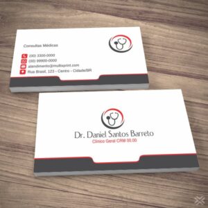 Cartão de Visita Médico 2348