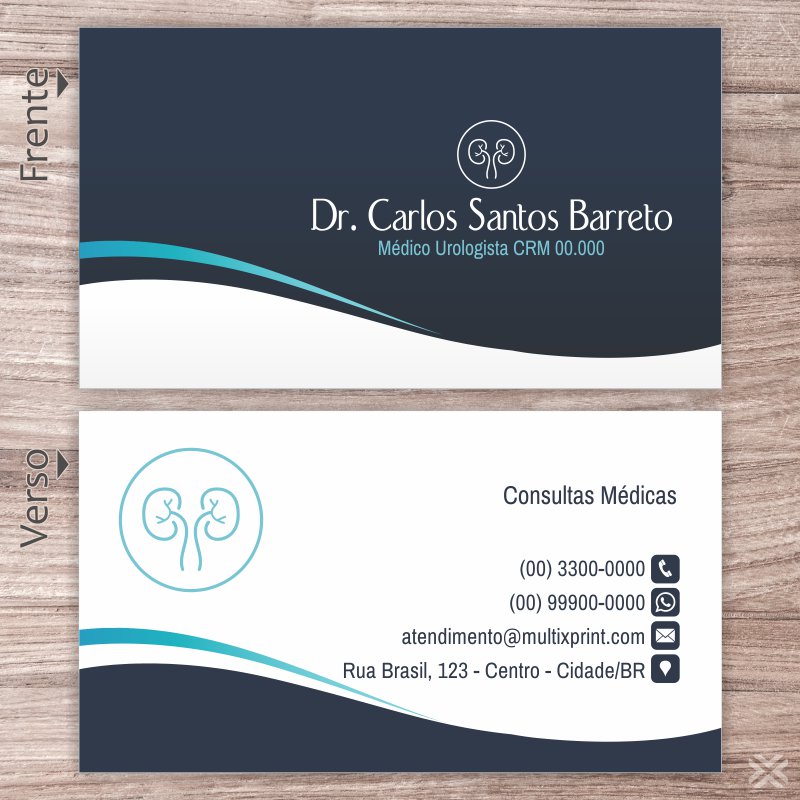 Cartão de Visita Médico 2368 - Imagem 2