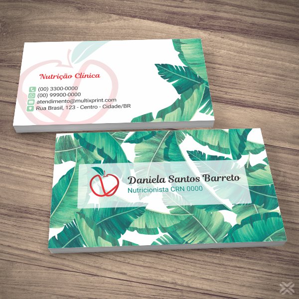 Cartão de Visita Nutricionista 2406