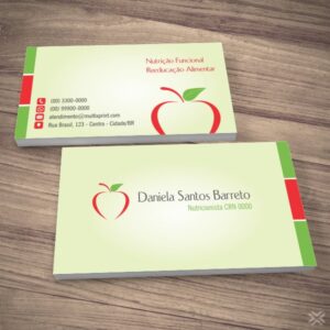 Cartão de Visita Nutricionista 2425