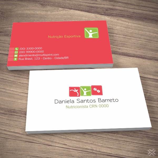 Cartão de Visita Nutricionista 2431