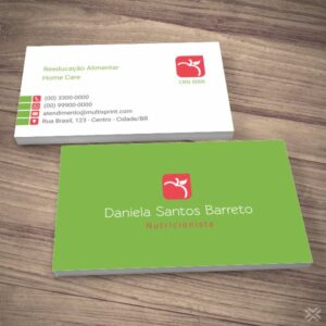 Cartão de Visita Nutricionista 2433