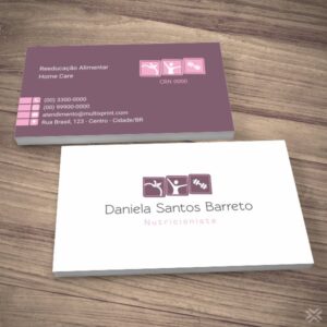 Cartão de Visita Nutricionista 2438