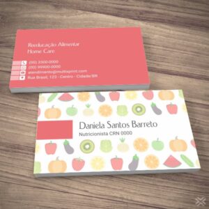 Cartão de Visita Nutricionista 2445