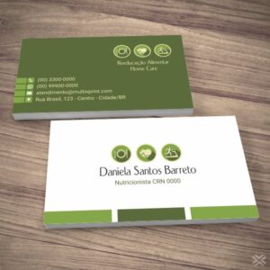 Cartão de Visita Nutricionista 2452