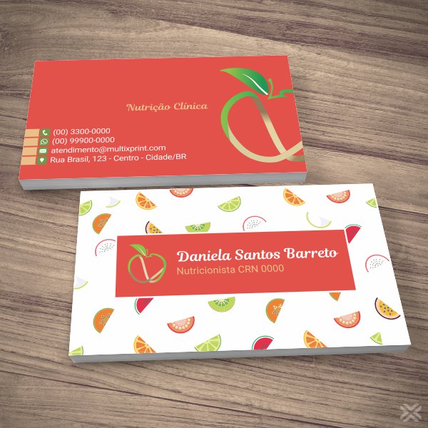 Cartão de Visita Nutricionista 2457