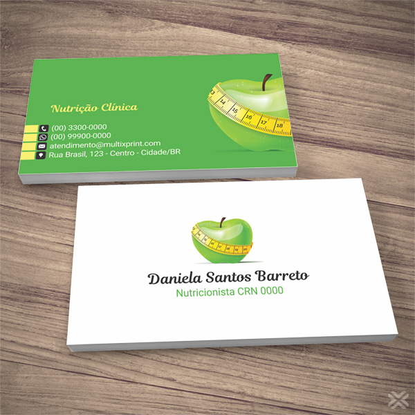 Cartão de Visita Nutricionista 2459