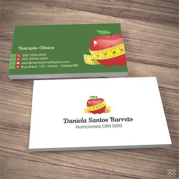 Cartão de Visita Nutricionista 2460