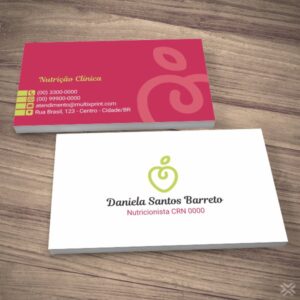 Cartão de Visita Nutricionista 2461